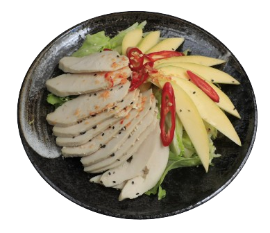 Mango -Chicken -Salat (leicht scharf)